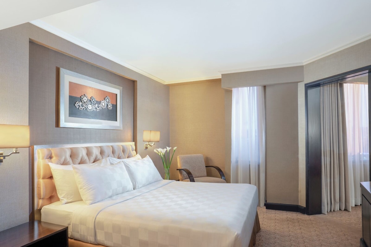 Suite junior | Ropa de cama de alta calidad y minibar 