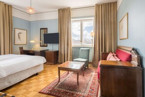 Premium bedding, memory foam beds, minibar, in-room safe
