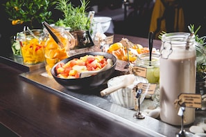 Daily buffet breakfast (EUR 25 per person)