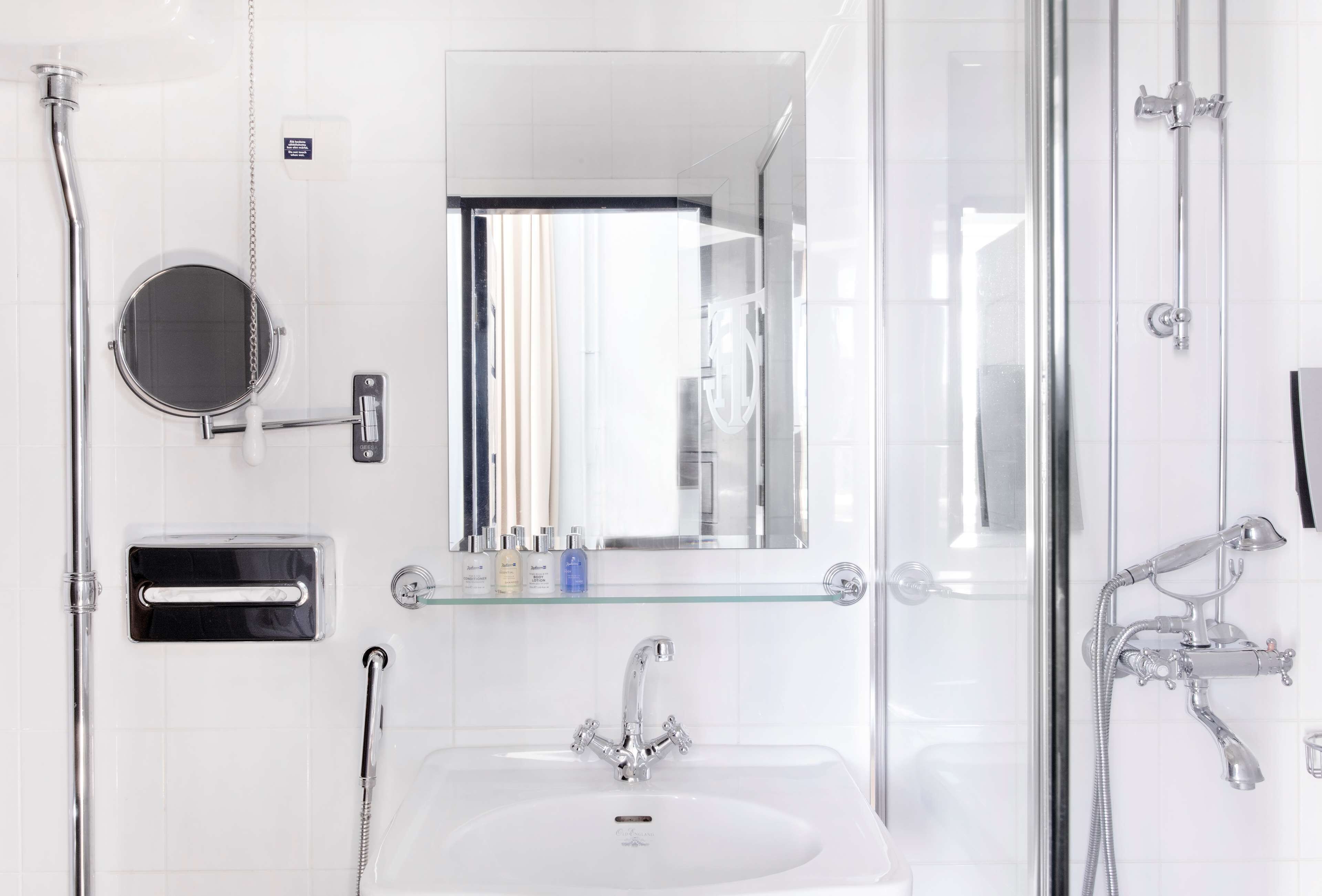 free toiletries, hair dryer, bidet, towels