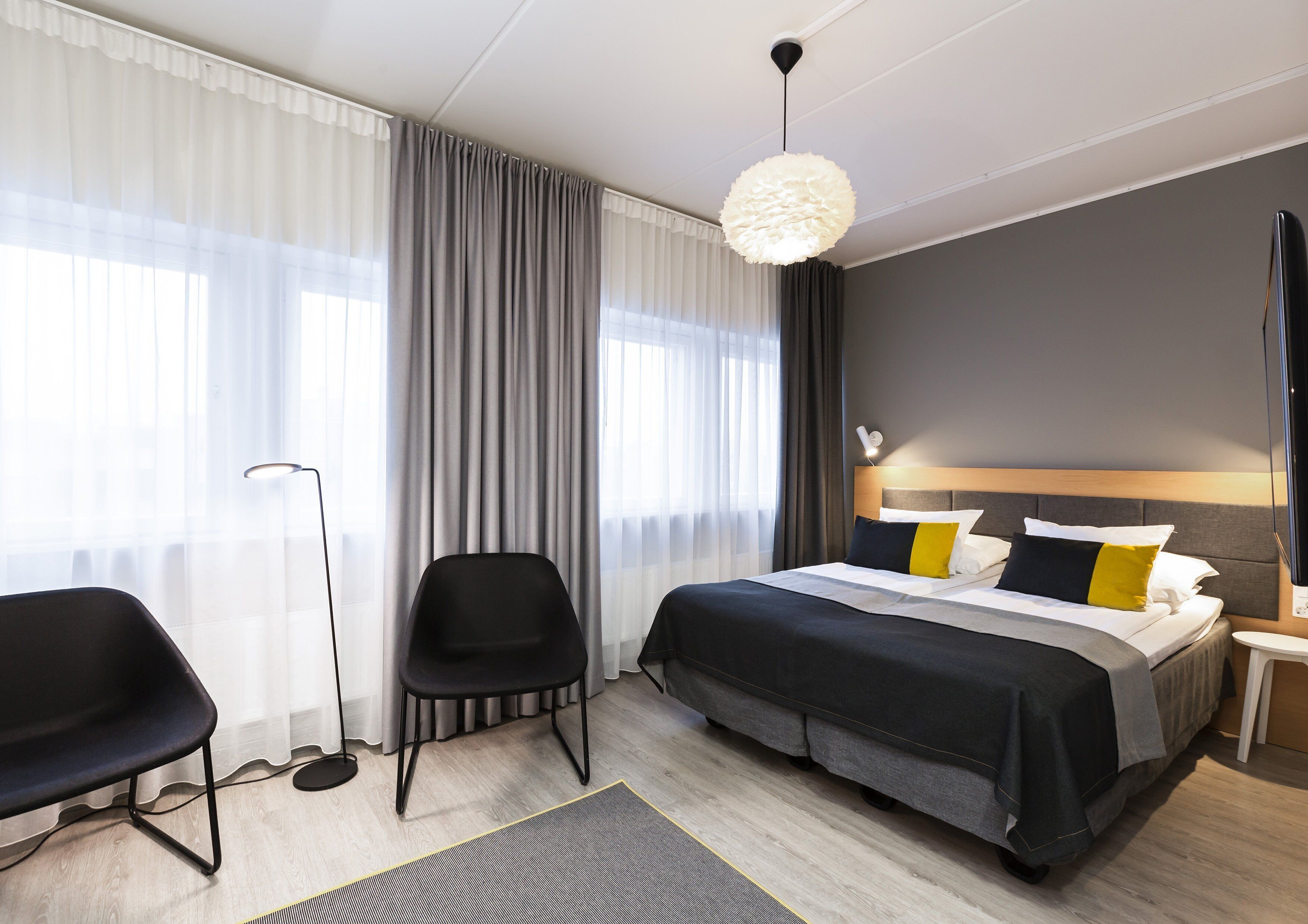 迷你吧、房內夾萬、遮光窗簾/窗簾、隔音