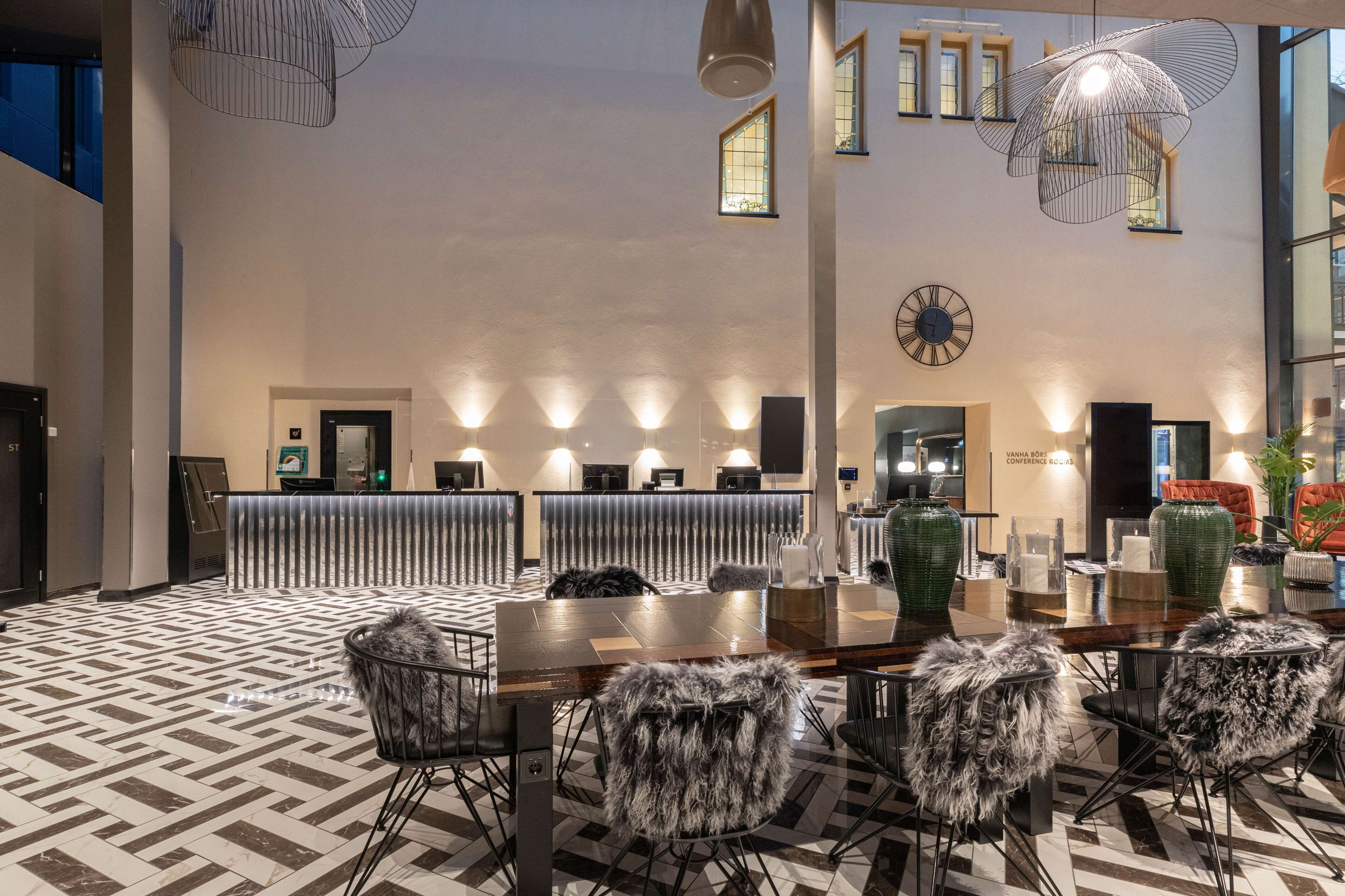 Lobby sitting area