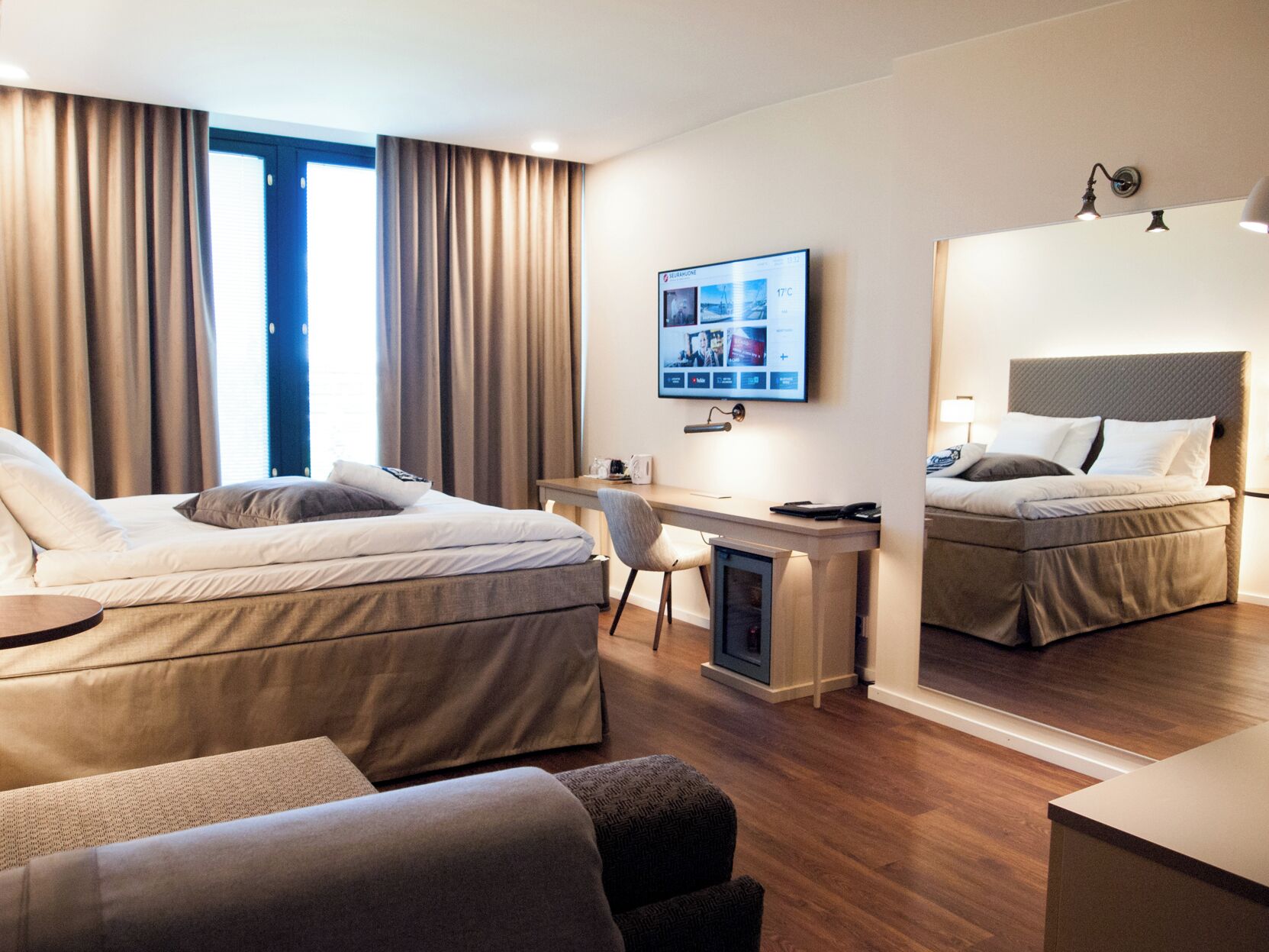 Minibar, in-room safe, desk, soundproofing