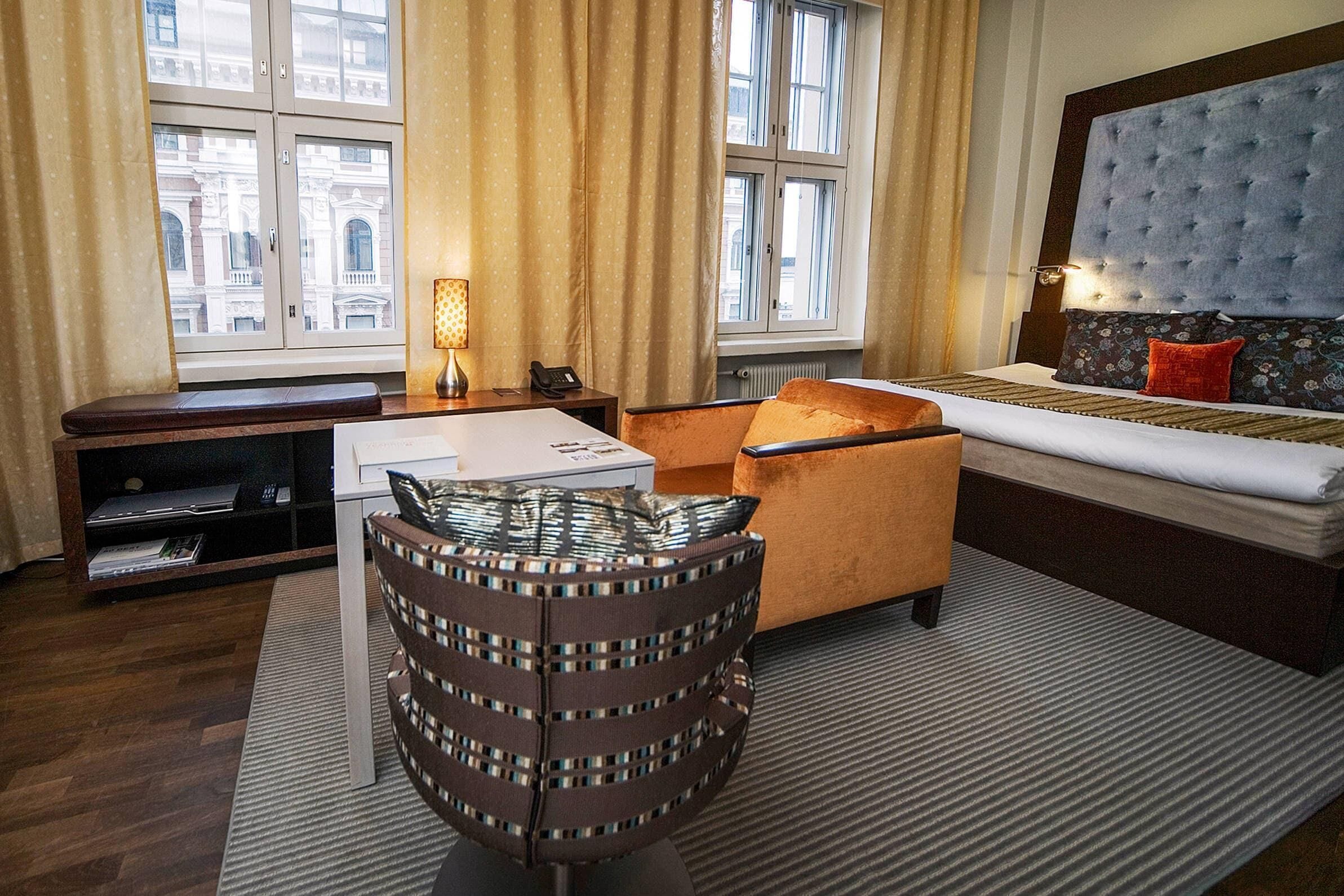 Superior kamer | Hypoallergeen beddengoed, een minibar, een kluis op de kamer