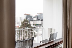 Blick vom Balkon