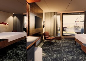 Premium bedding, in-room safe, desk, blackout drapes