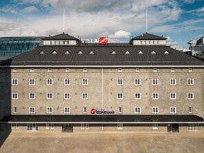 Overnatningsstedets facade