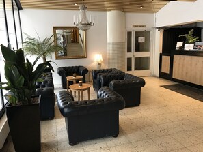 Sitteområde i lobbyen