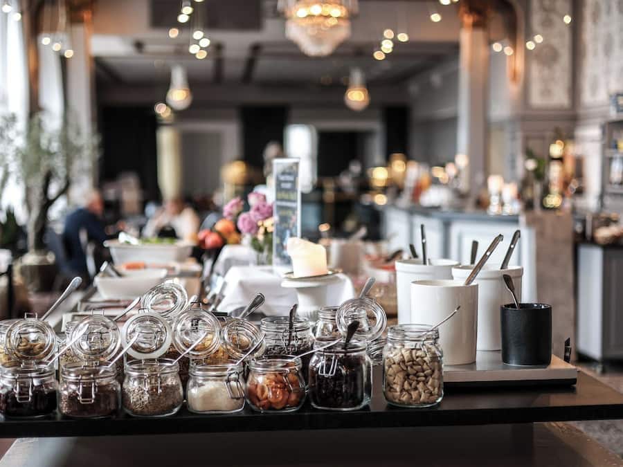 Frokostbuffé er inkludert hver dag