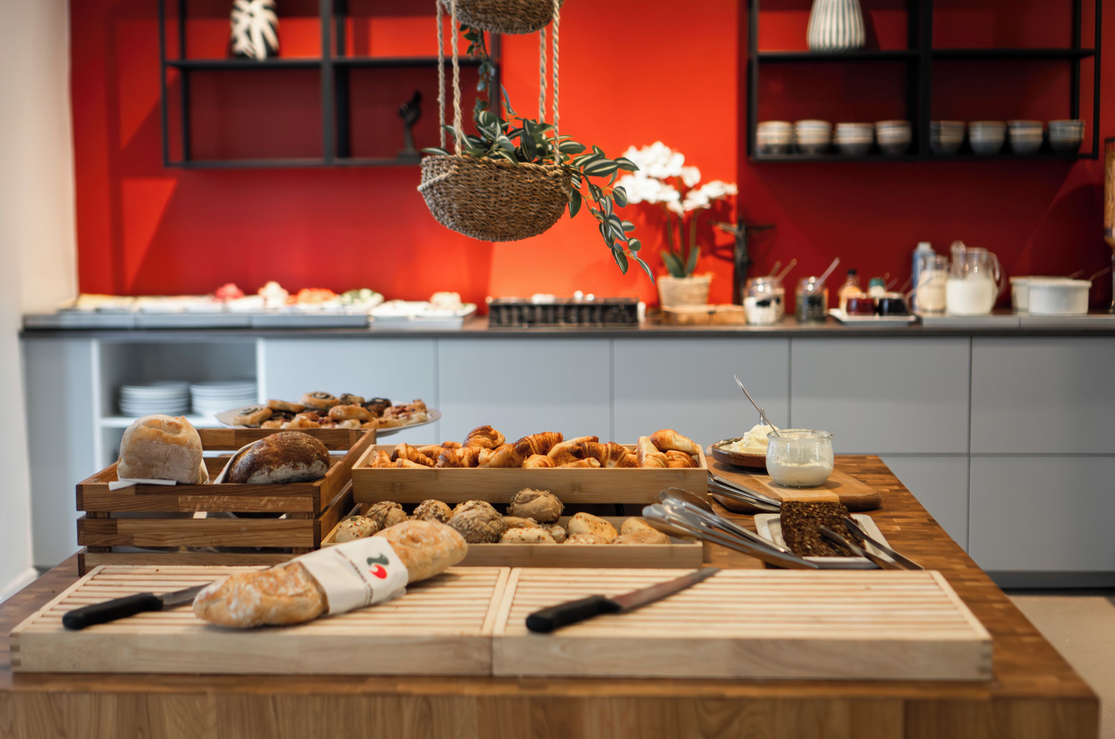 Desayuno buffet diario (DKK 150 por persona)