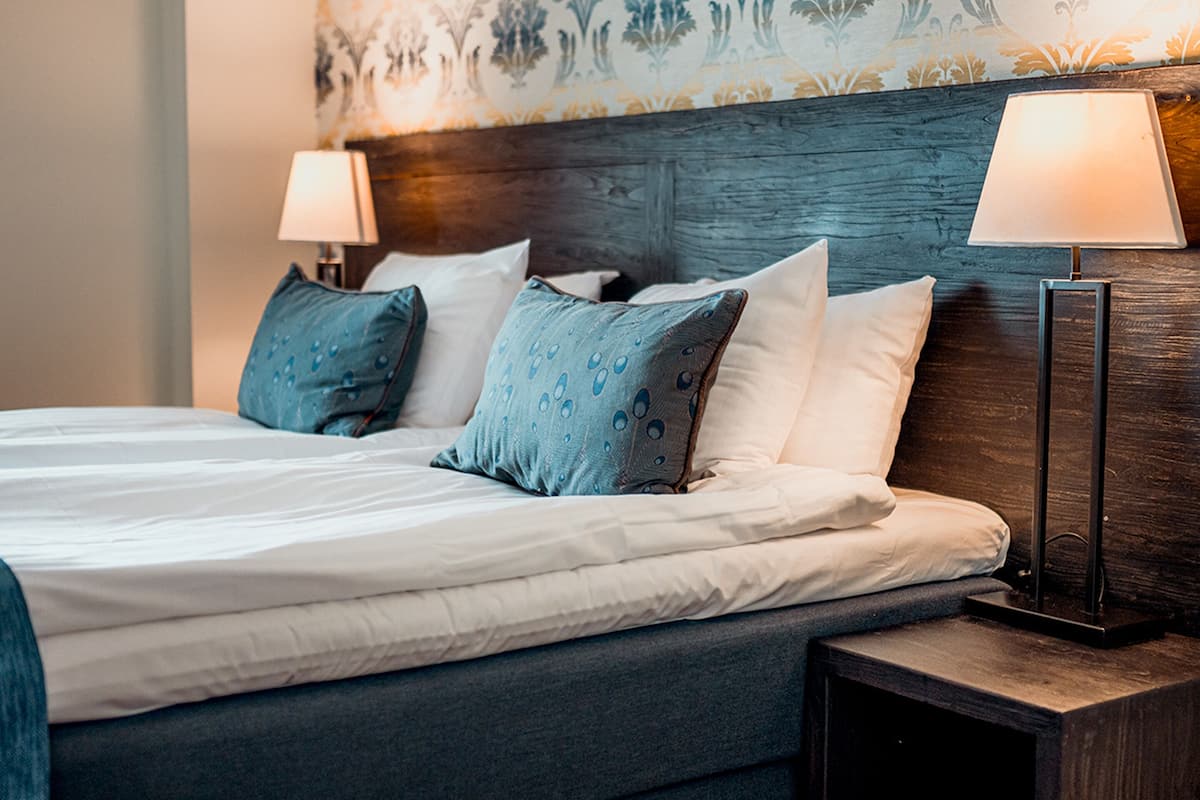 family double room, 1 king bed | 1 bedroom, blackout curtains, iron/ironing board, free wifi