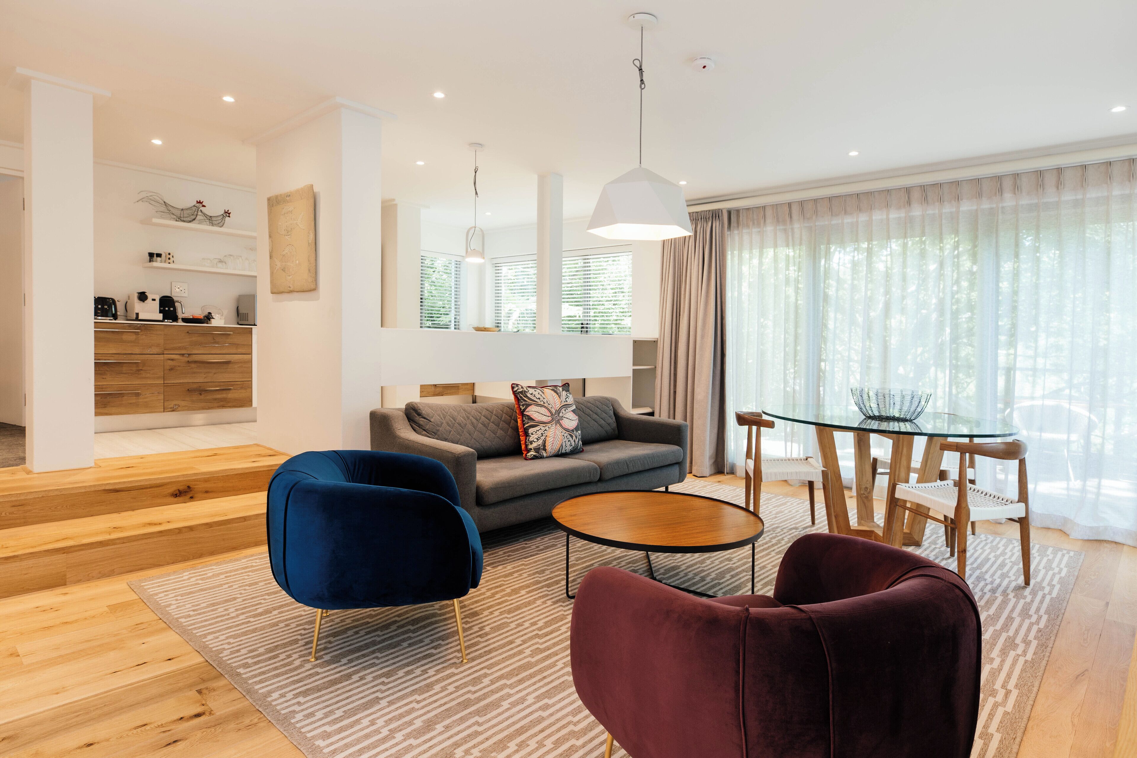 Family Apartment, Multiple Beds, Garden View, Garden Area (Two Bedroom Garden Apartment) | Living area