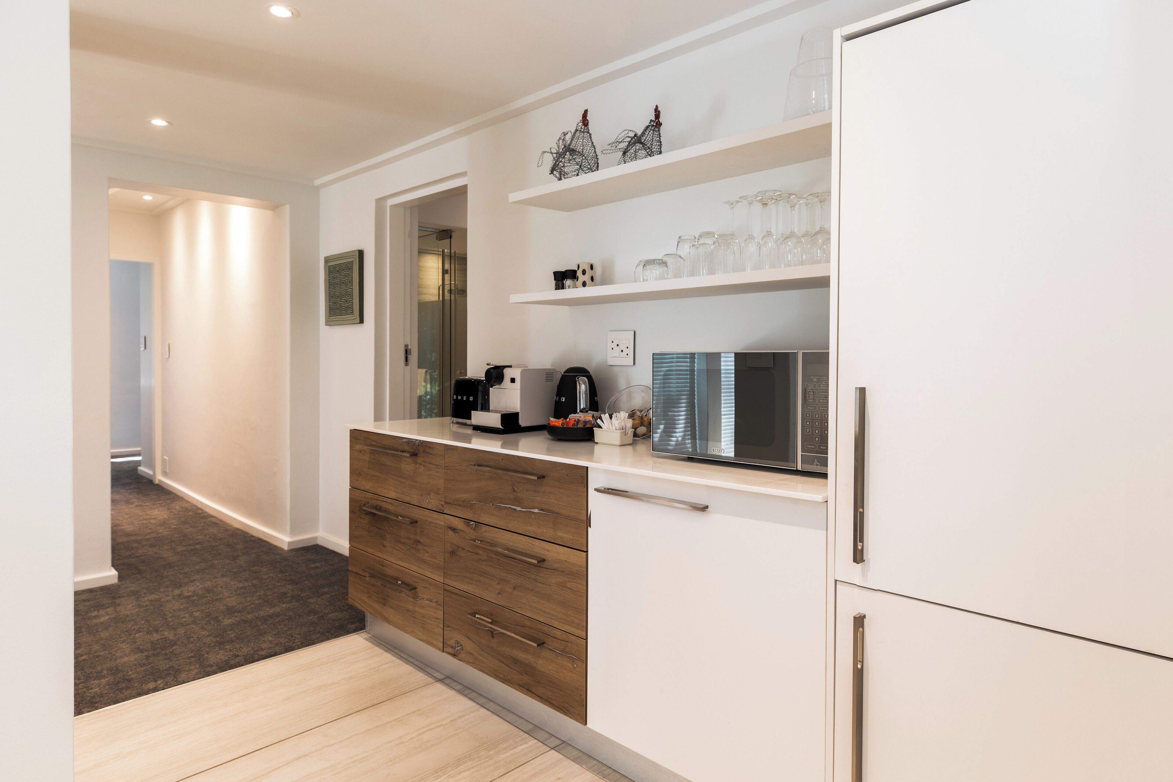 family apartment, multiple beds, garden view, garden area (two bedroom garden apartment) | private kitchen | espresso maker, coffee/tea maker, cookware/dishes/utensils