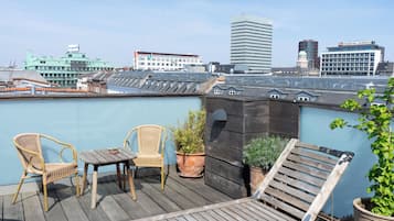 Panoramic Suite, 1 Queen Bed, Hot Tub, City View | View from room