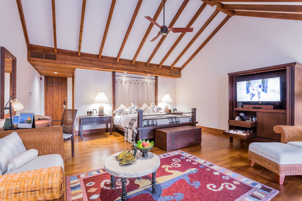 Habitación de lujo, vista al jardín (Pavilion) | 1 habitación, ropa de cama de alta calidad, edredón y minibar