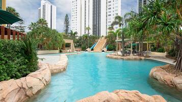 Indoor pool, 2 outdoor pools