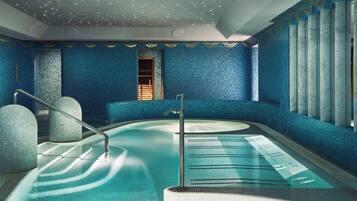 Sauna, hot tub, steam room, Turkish bath, body treatments, aromatherapy