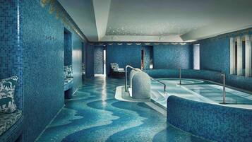 Sauna, hot tub, ruang uap, pemandian Turki/hammam, dan perawatan tubuh