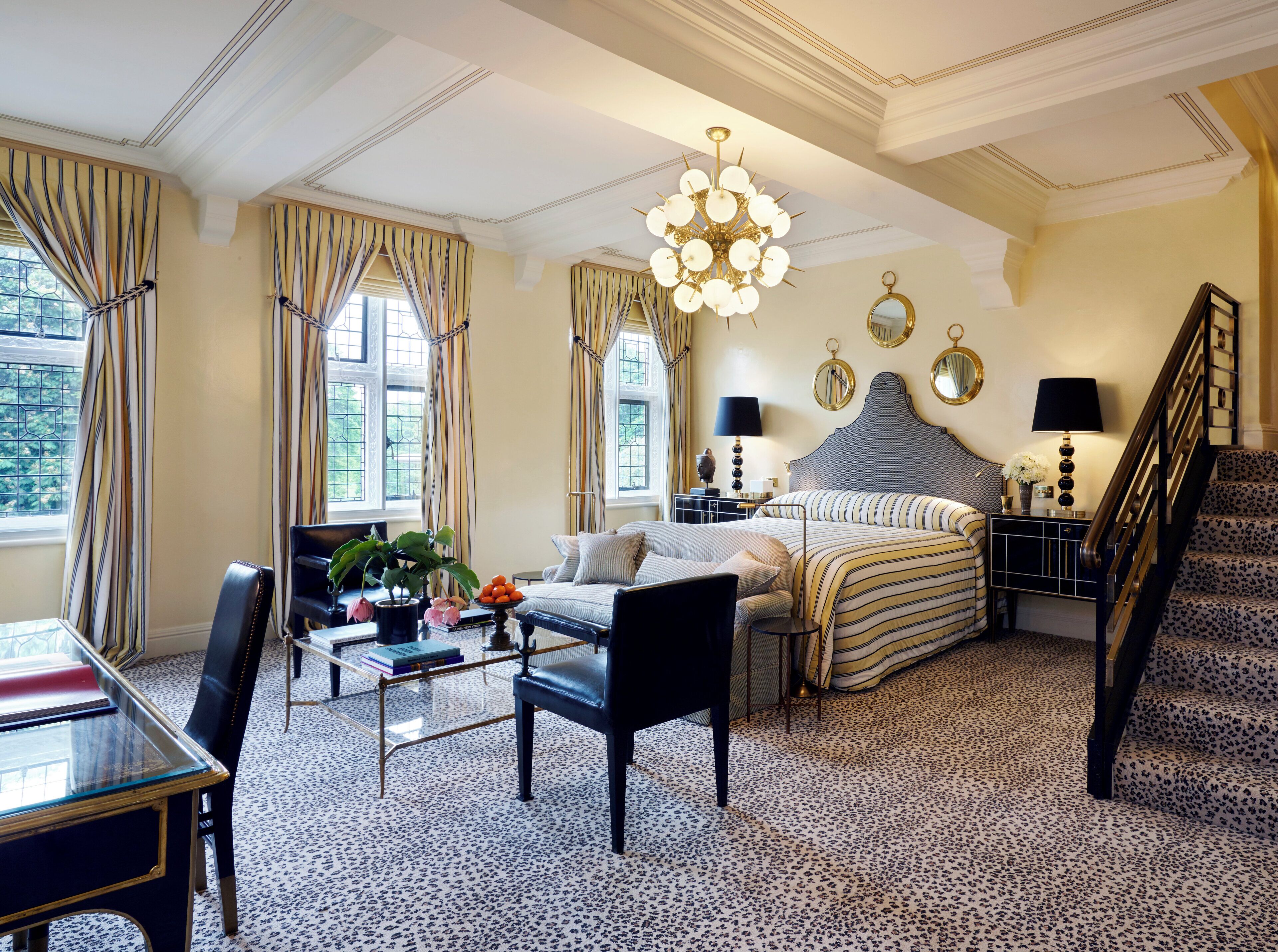 Bộ trải giường bằng vải cotton Ai Cập, bộ đồ giường cao cấp 