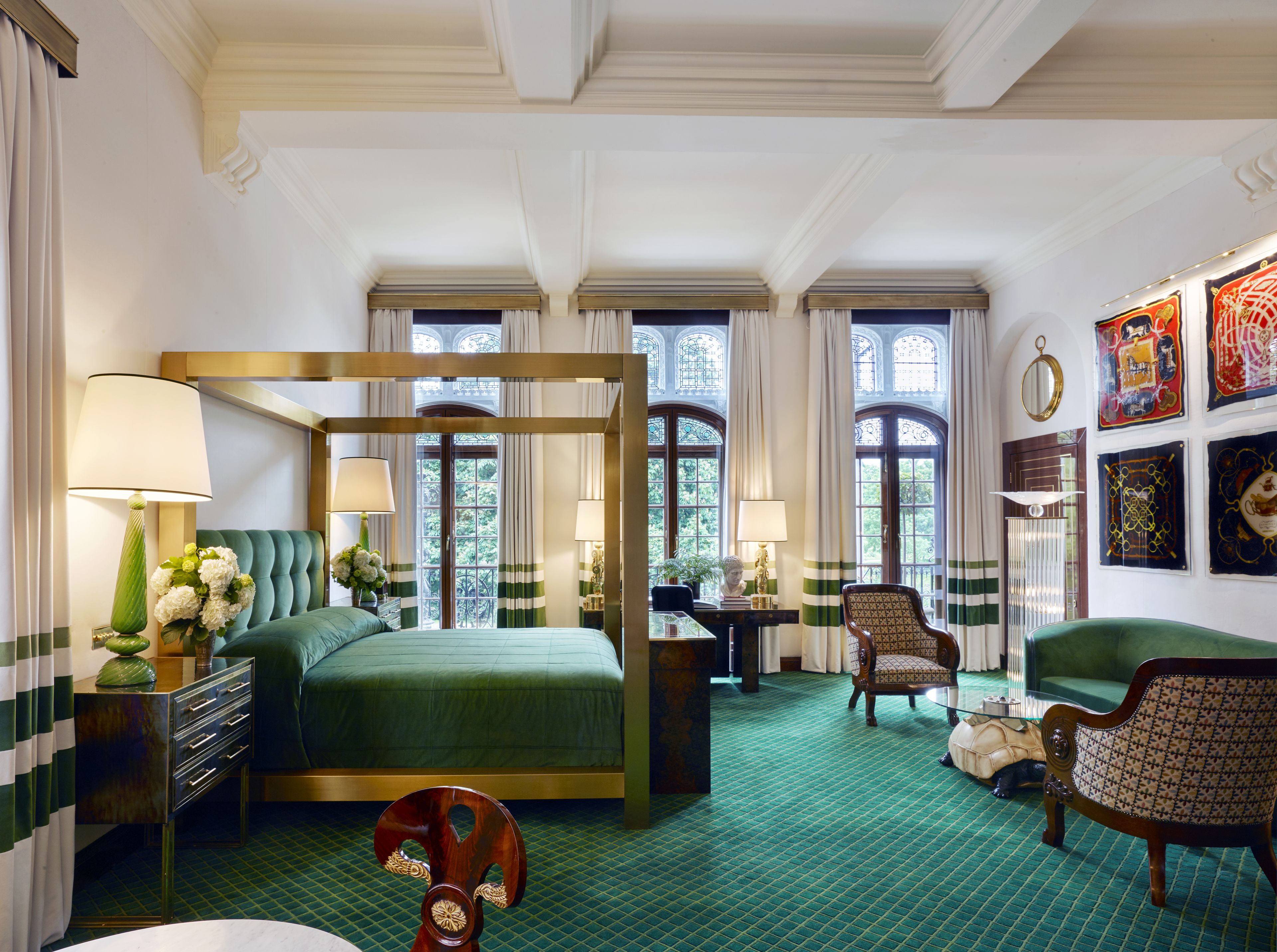 egyptian cotton sheets, premium bedding, memory-foam beds, minibar