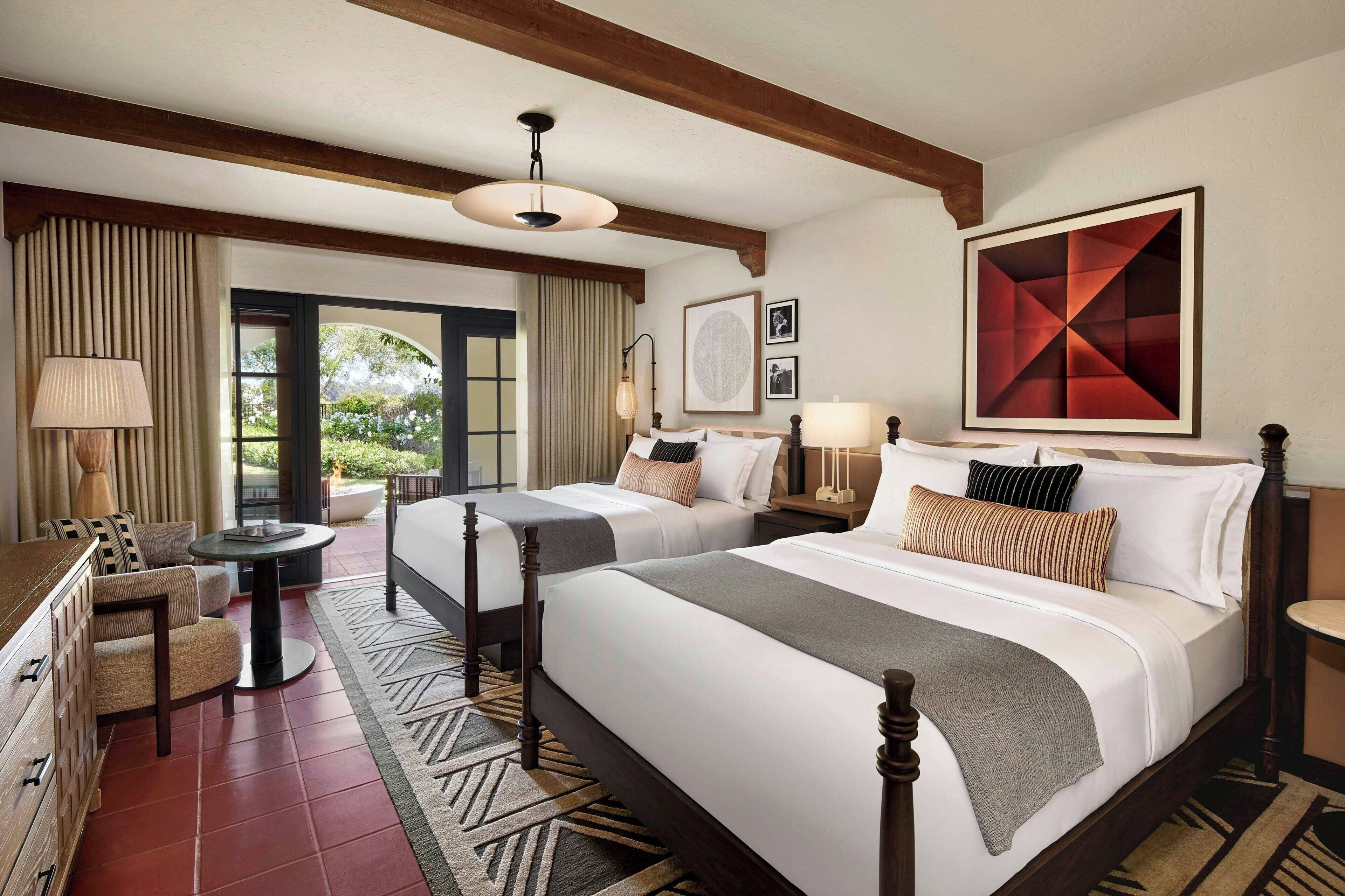 Room, 2 Queen Beds, Resort View | Frette Italian sheets, premium bedding, down comforters, pillowtop beds