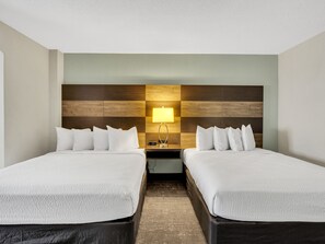 Standard Room, 2 Queen Beds, Non Smoking | Desk, iron/ironing board, cribs/infant beds, rollaway beds