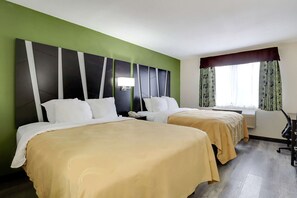 Suite Two Queens Non Smoking | In-room safe, desk, iron/ironing board, free cribs/infant beds