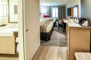 Room, 2 Queen Beds, Non Smoking | Hypo-allergenic bedding, desk, soundproofing, iron/ironing board