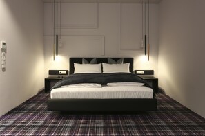 Deluxe Double Room | Hypo-allergenic bedding, pillowtop beds, minibar, in-room safe - Hotel Schempp (Bobingen)
