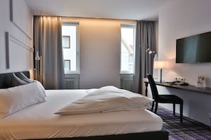 Deluxe-Doppelzimmer | Allergikerbettwaren, Pillowtop-Betten, Minibar, Zimmersafe