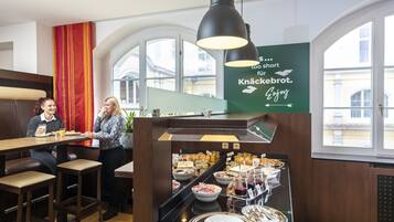 Daily buffet breakfast (EUR 21 per person)