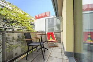 Habitación individual, balcón | Balcón