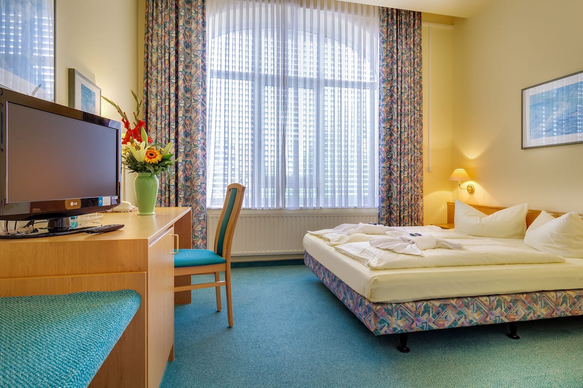 Economy Double Room | Premium bedding, desk, free WiFi, bed sheets