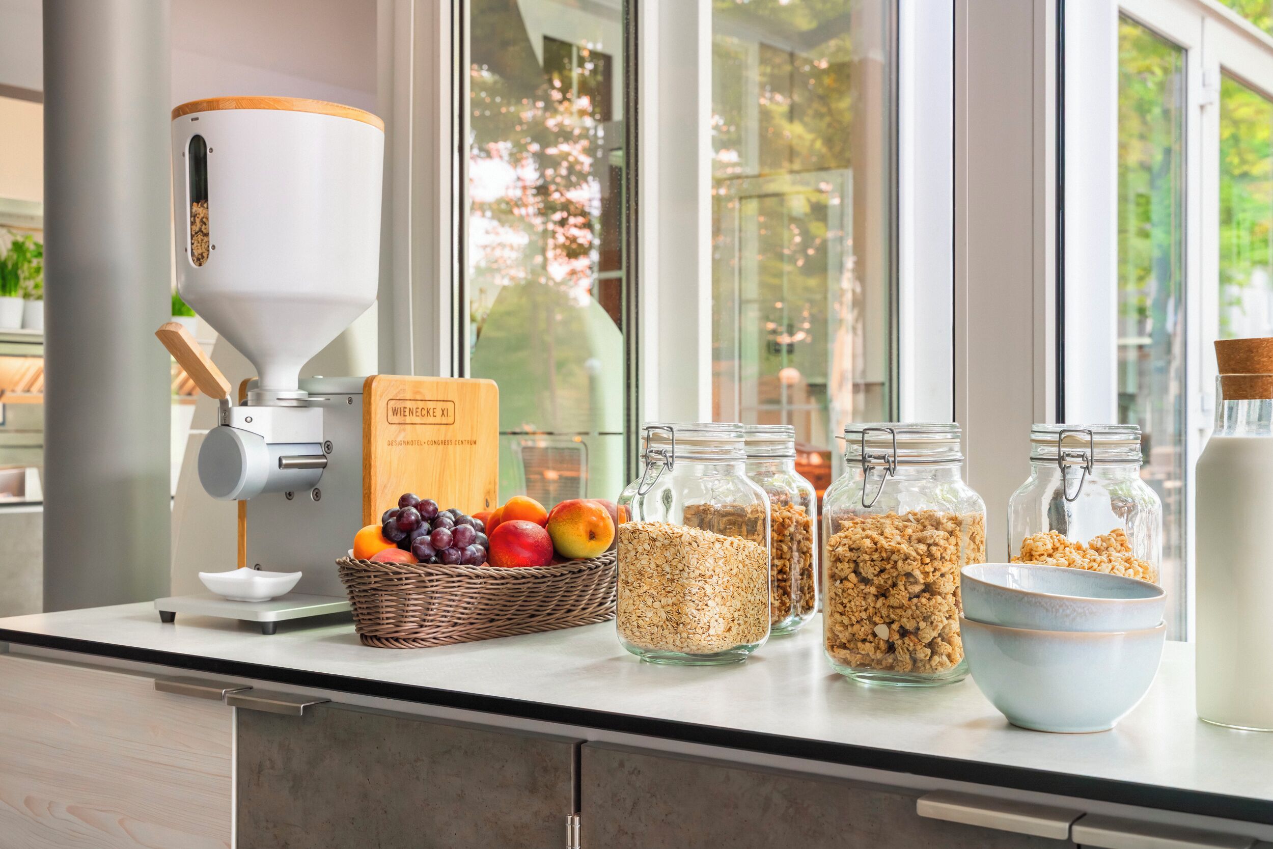 Daily buffet breakfast (EUR 24.50 per person)