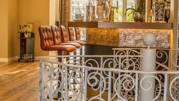 Breakfast and dinner served, garden views