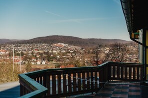 Udsigt fra balkon