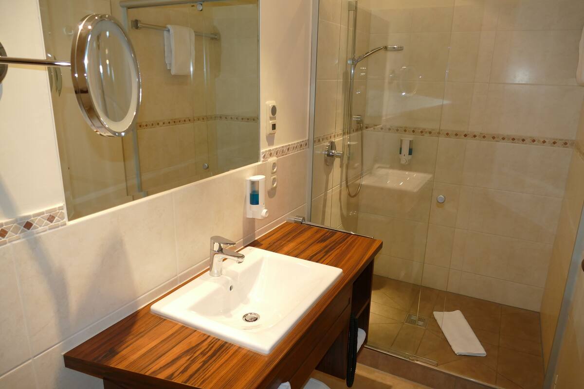 classic single room | bathroom | slippers