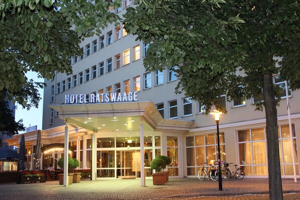 Front of property - evening/night