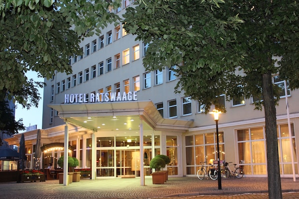Front of property - evening/night