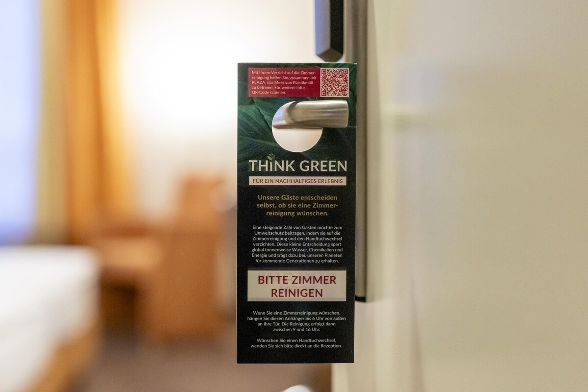 Hypoallergeen beddengoed, een kluis op de kamer, een bureau