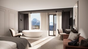 Phòng đôi Deluxe, quang cảnh hồ | Bộ đồ giường kháng dị ứng, minibar, két bảo mật tại phòng, bàn 