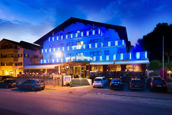Front of property – evening/night