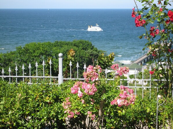 Vue sur la plage/lâocĂ©an
