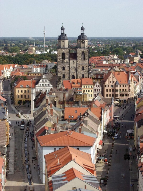 Blick von der Unterkunft