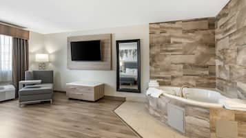 Svíta - 1 stórt tvíbreitt rúm - reyklaust - nuddbaðker (Oversized Room) | Þægindi á herbergi