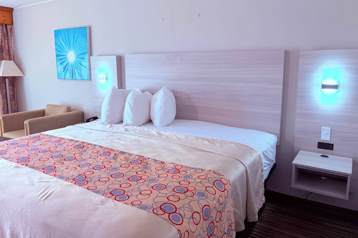 1 kamar tidur, meja kerja, Wi-Fi gratis, dan seprai linen