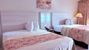 Room, 2 Queen Beds, Non Smoking | 1 bedroom, desk, WiFi (free), bed sheets - Discovery Inn Lafayette Airport I-10 (Lafayette)