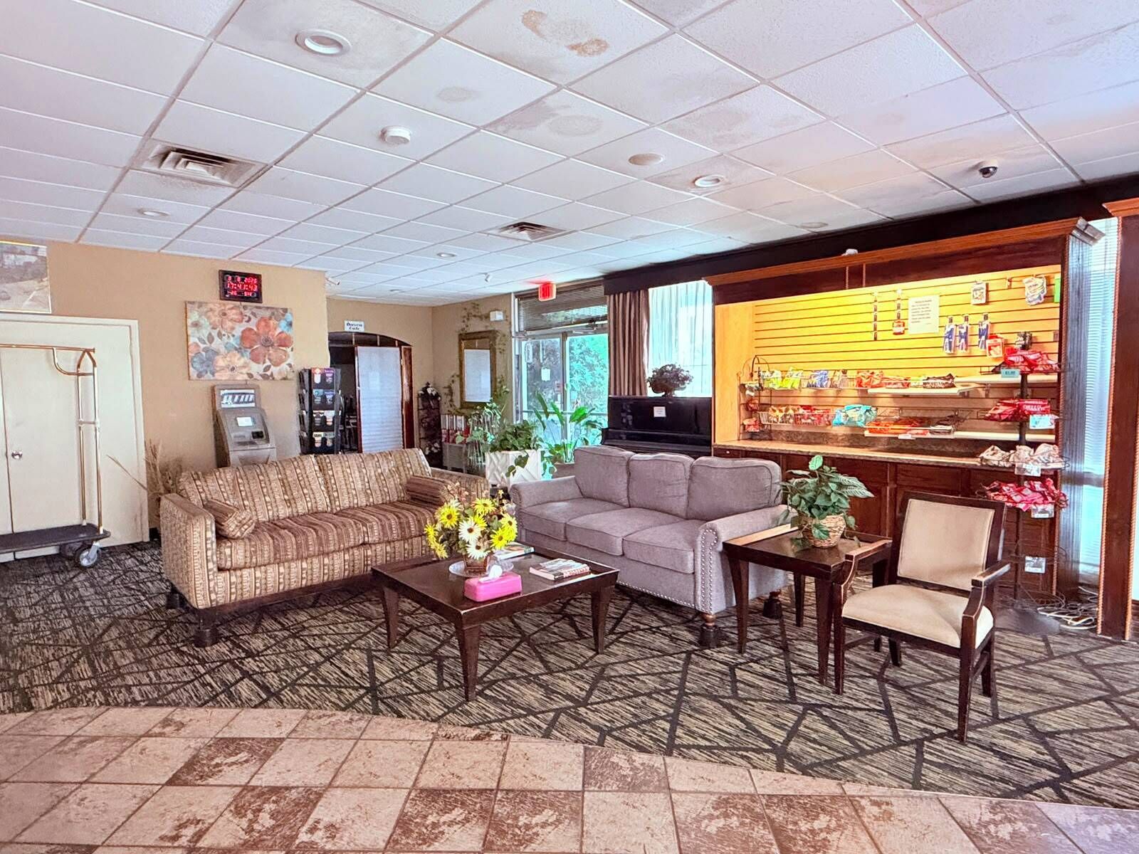 Lobby sitting area