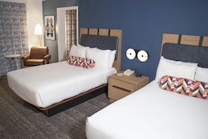 Hypo-allergenic bedding, in-room safe, desk, laptop workspace