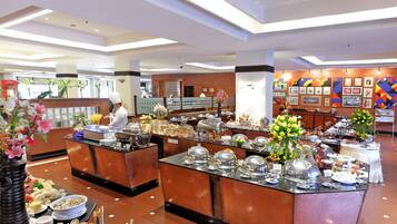 Daily buffet breakfast (USD 18 per person)